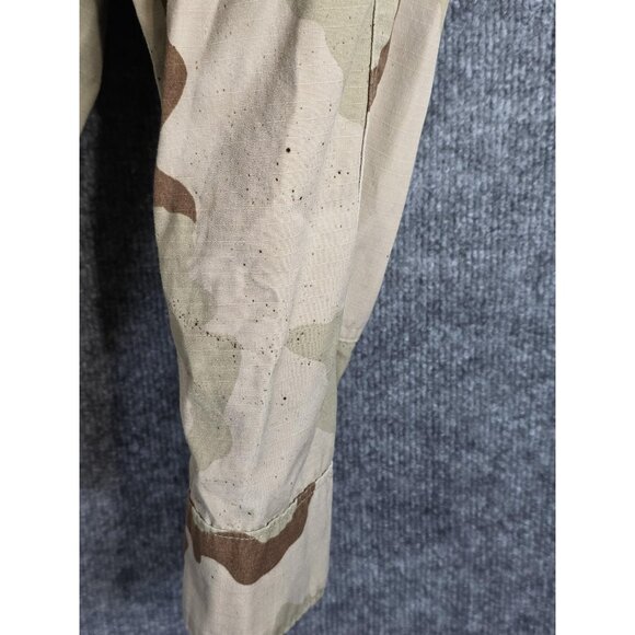 Vintage US Army Desert Camouflage Jacket Mens Large Short Combat Coat 90s Camo - Picture 10 of 16